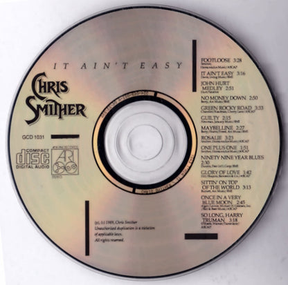 Chris Smither : It Ain't Easy (CD, Album, RE)