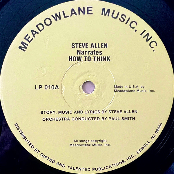 Steve Allen (3) : How To Think (LP, RE)