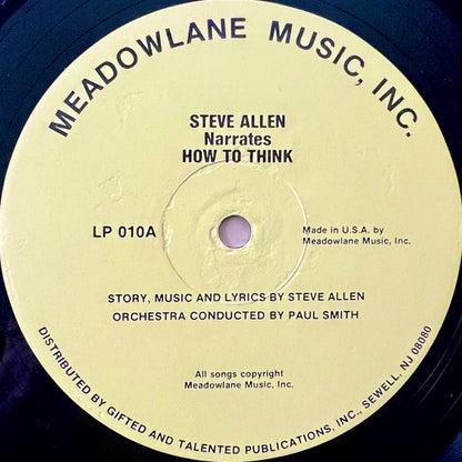 Steve Allen (3) : How To Think (LP, RE)