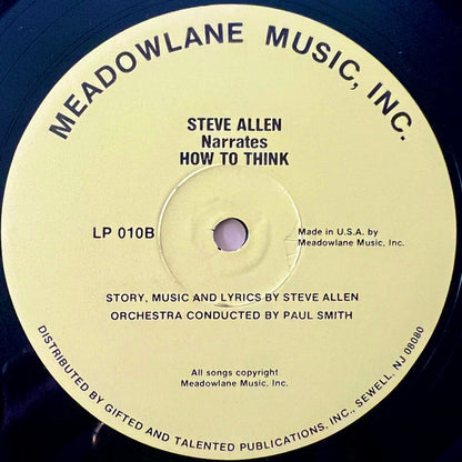 Steve Allen (3) : How To Think (LP, RE)