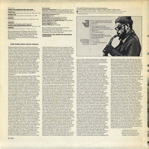 Roland Kirk : Other Folks' Music (LP, Album, PR)