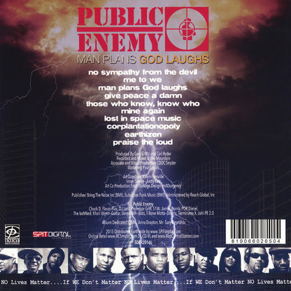 Public Enemy : Man Plans God Laughs (LP, Album)