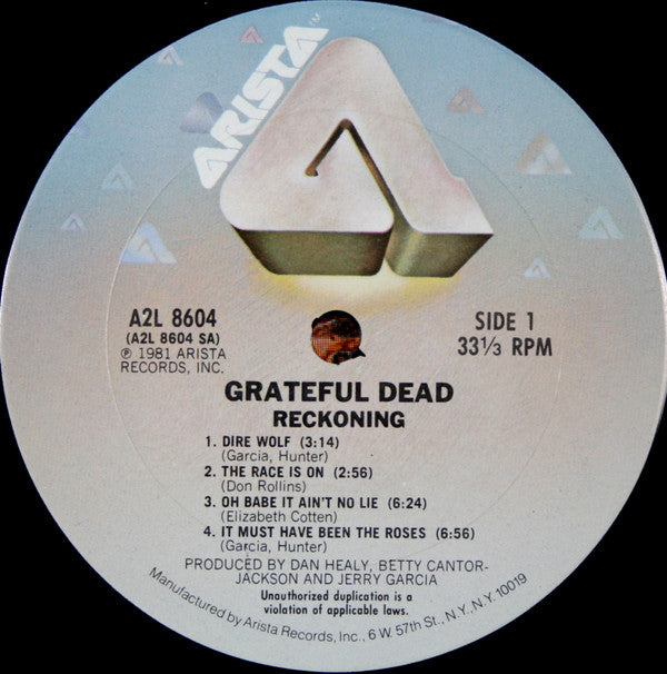 The Grateful Dead : Reckoning (2xLP, Album, Ter)