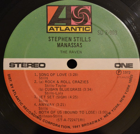 Stephen Stills, Manassas : Manassas (2xLP, Album, RI )