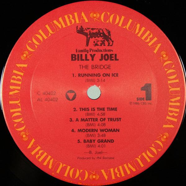 Billy Joel : The Bridge (LP, Album, Car)