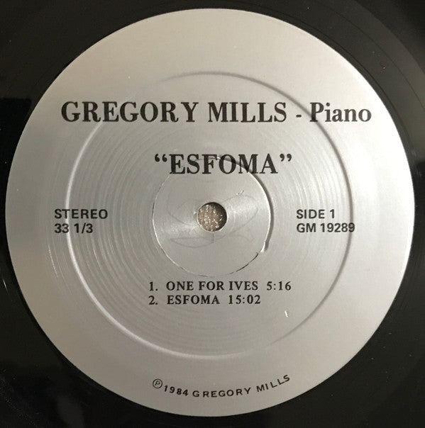 Greg Mills (2) : Esfoma (LP, Album)