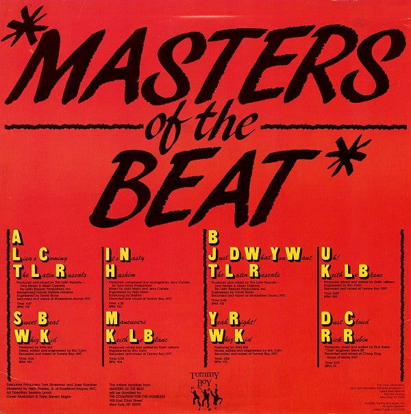 Various : Masters Of The Beat (LP, Comp, Promo)