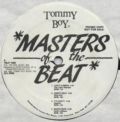 Various : Masters Of The Beat (LP, Comp, Promo)