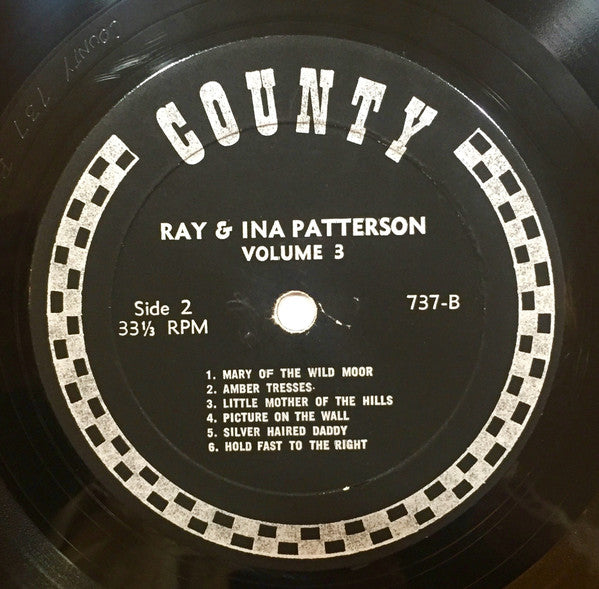 Ray & Ina Patterson : Songs Of Home & Childhood Volume 3 (LP, Album)