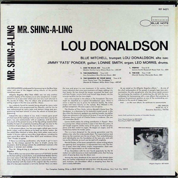 Lou Donaldson : Mr. Shing-A-Ling (LP, Album)