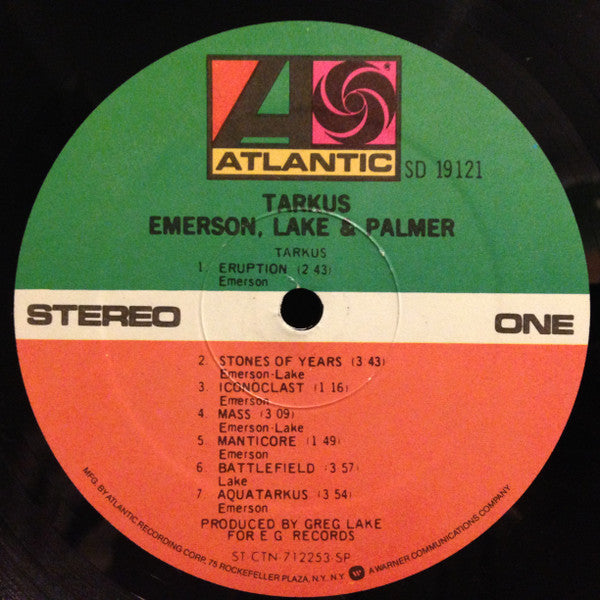 Emerson, Lake & Palmer : Tarkus (LP, Album, Gat)