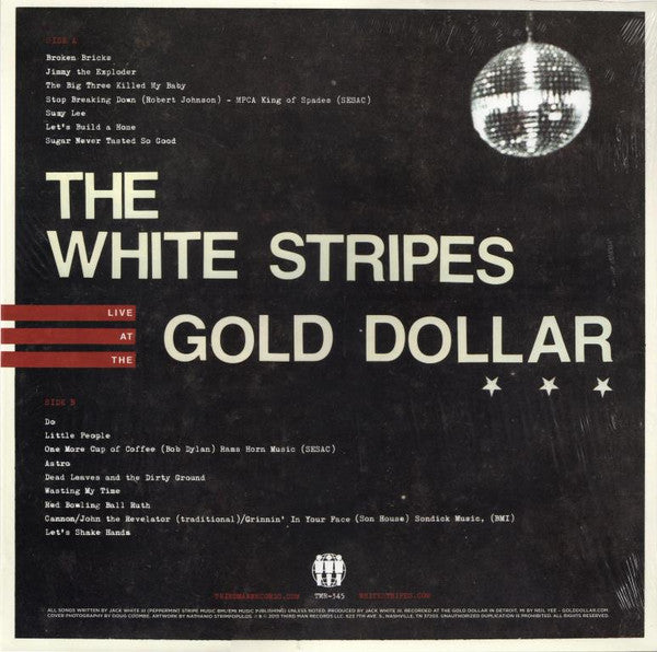 The White Stripes : Live At The Gold Dollar III (LP, Album, Ltd, Red)