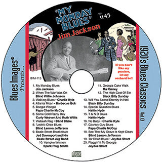 Various : 20 Classic Blues Songs From The 1920's: Vol. 13 (CD, Comp, RM)