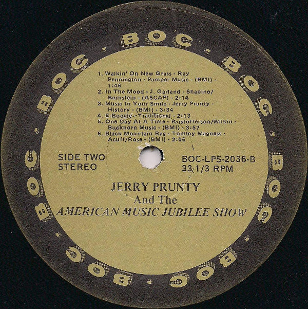 Jerry Prunty : Country Jubilee Show (LP)