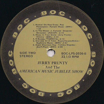 Jerry Prunty : Country Jubilee Show (LP)