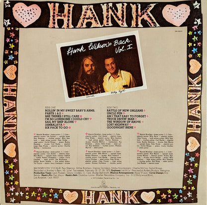 Leon Russell : Hank Wilson's Back Vol. I (LP, Album, Win)