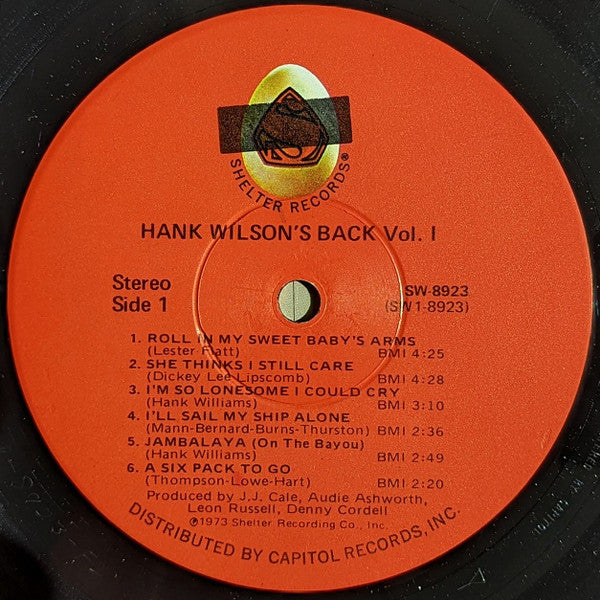 Leon Russell : Hank Wilson's Back Vol. I (LP, Album, Win)