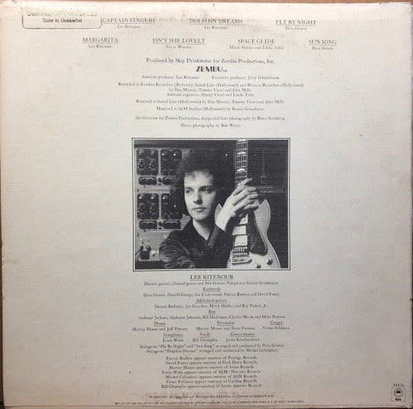 Lee Ritenour : Captain Fingers  (LP, Promo)