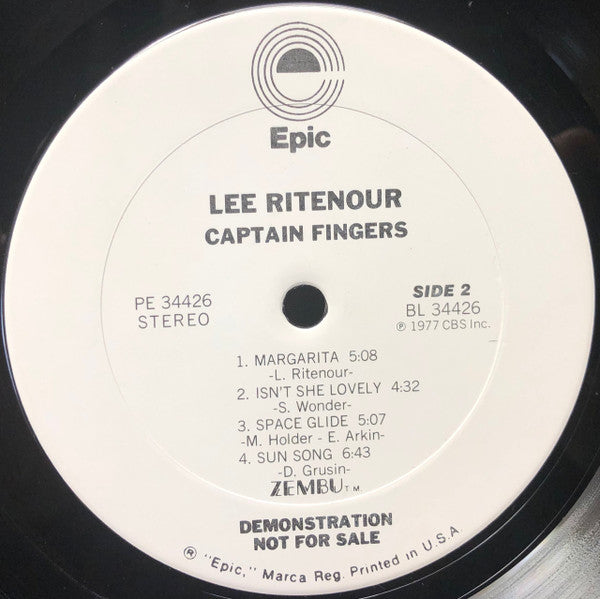 Lee Ritenour : Captain Fingers  (LP, Promo)