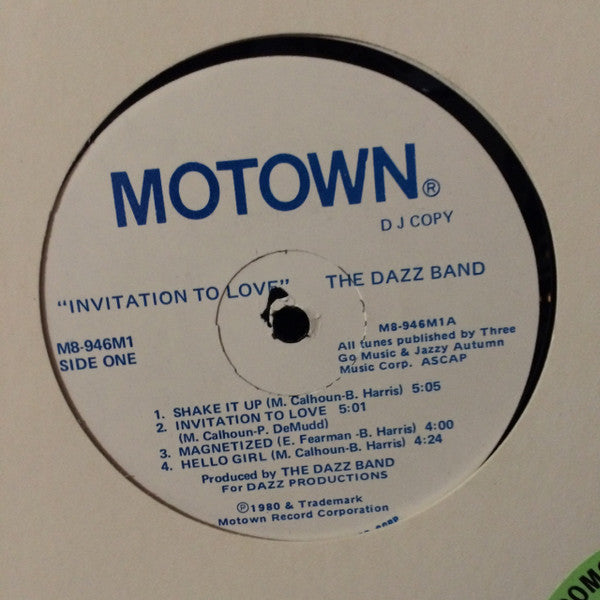 Dazz Band : Invitation To Love (LP, Album, Promo)