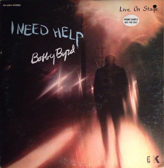 Bobby Byrd : I Need Help (Live On Stage) (LP, Album, Whi)