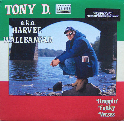 Tony D A.k.a. Harvee Wallbangar : Droppin' Funky Verses (LP, Album)