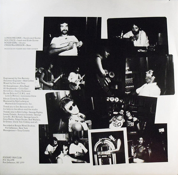 Foghat : Boogie Motel (LP, Album, Jac)