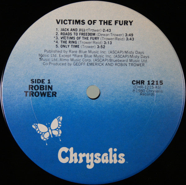 Robin Trower : Victims Of The Fury (LP, Album, San)