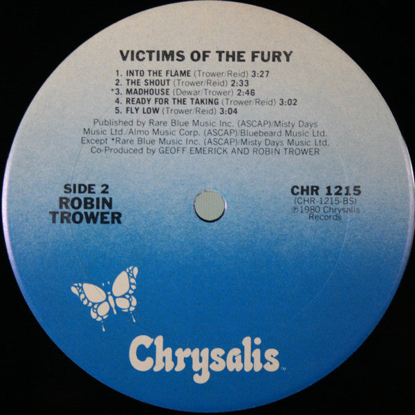 Robin Trower : Victims Of The Fury (LP, Album, San)