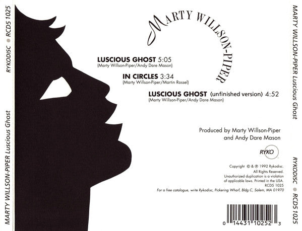 Marty Willson-Piper : Luscious Ghost (CD, EP)