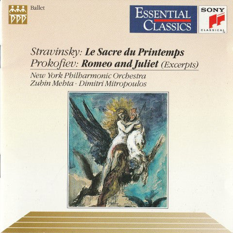 Igor Stravinsky / Sergei Prokofiev - The New York Philharmonic Orchestra, Zubin Mehta • Dimitri Mitropoulos : Le Sacre Du Printemps / Romeo And Juliet (Excerpts) (CD, Comp)