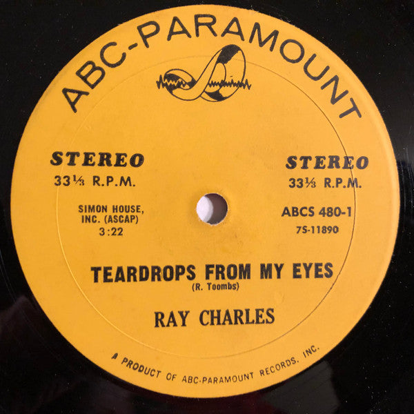 Ray Charles : Sweet And Sour Tears (5x7", Album, Jukebox)