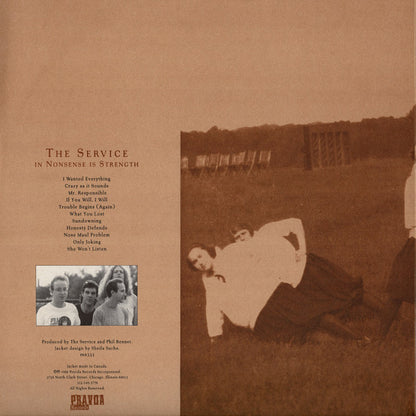 The Service (2) : In Nonsense Is Strength (LP, Album)