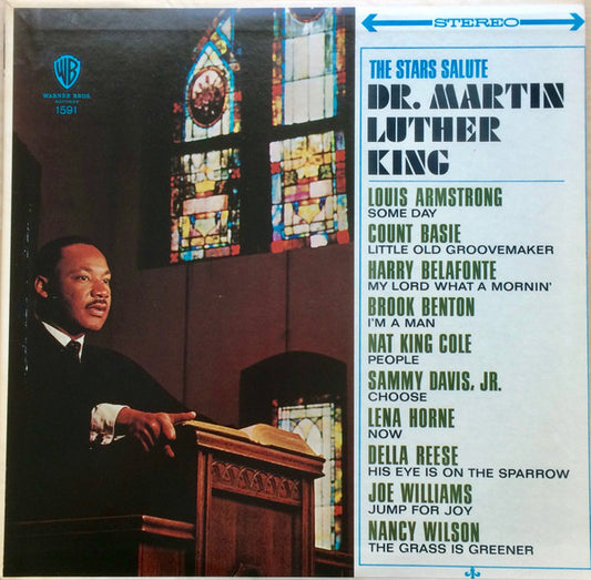 Various : The Stars Salute Dr. Martin Luther King (LP, Comp, Ter)