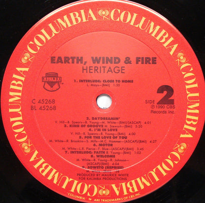 Earth, Wind & Fire : Heritage (LP, Album)