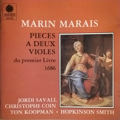 Marin Marais - Jordi Savall, Christophe Coin, Ton Koopman, Hopkinson Smith : Pièces A Deux Violes Du Premier Livre 1686 (CD, Album, RE)