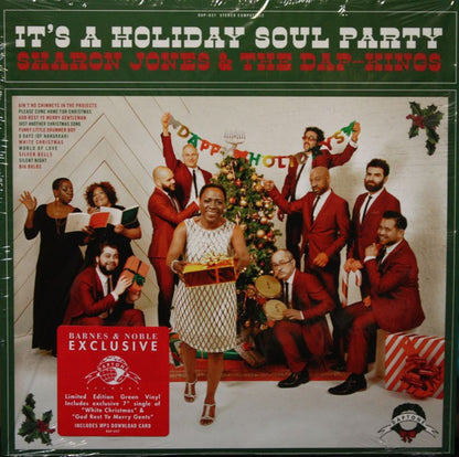 Sharon Jones & The Dap-Kings : It's A Holiday Soul Party (LP, Album, Ltd, RP, Gre + 7", Single)