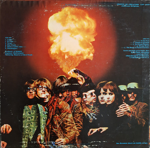 Jefferson Airplane : Crown Of Creation (LP, Album, Ind)