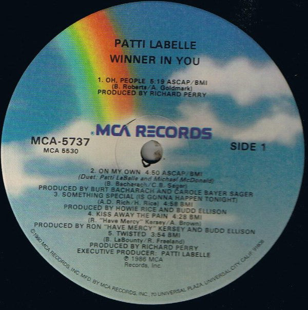 Patti LaBelle : Winner In You (LP, Album, Glo)