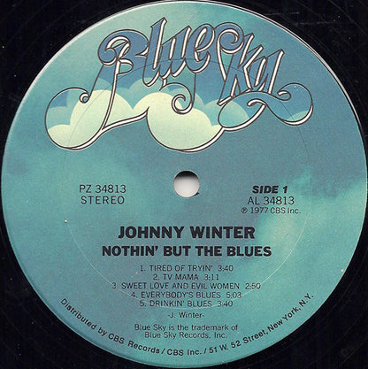 Johnny Winter : Nothin' But The Blues (LP, Album)