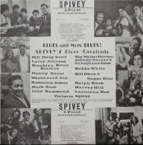 Various : Spivey's Blues Cavalcade - Blues And More Blues! (LP, Comp)