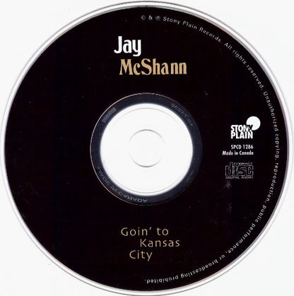 Jay McShann : Goin' To Kansas City (CD, Album)