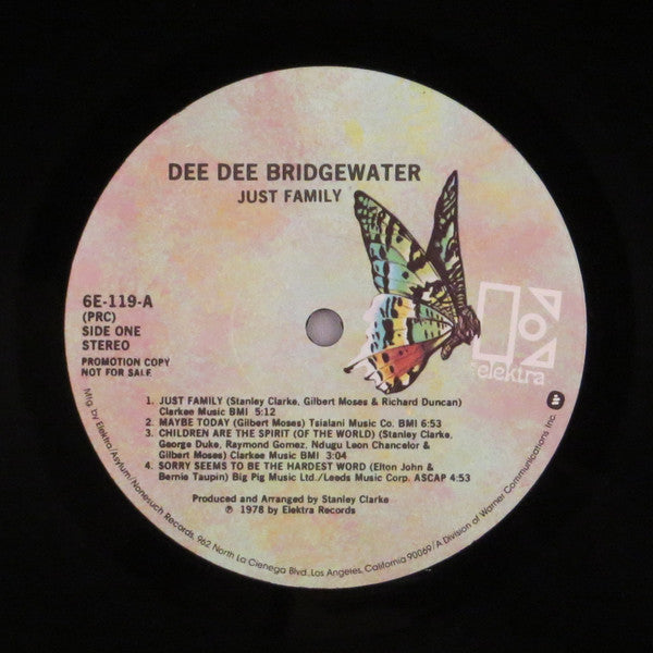 Dee Dee Bridgewater : Just Family (LP, Album, Promo)