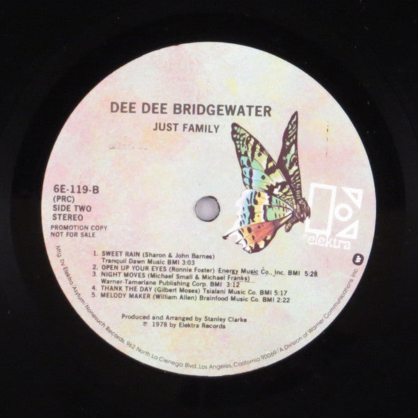 Dee Dee Bridgewater : Just Family (LP, Album, Promo)