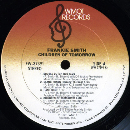 Frankie Smith : Children Of Tomorrow (LP, Album)