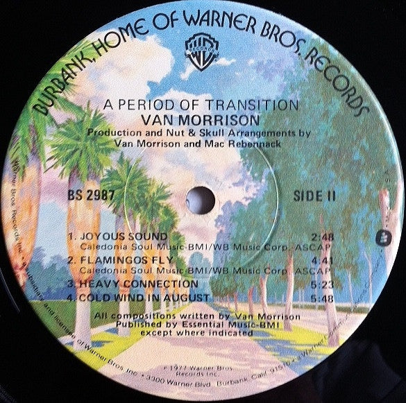 Van Morrison : A Period Of Transition (LP, Album, Jac)