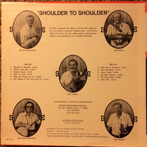 Orange Blossom Bluegrass : Shoulder To Shoulder (LP, Album)