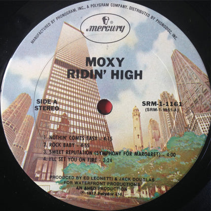 Moxy (2) : Ridin' High (LP, Album, Ter)