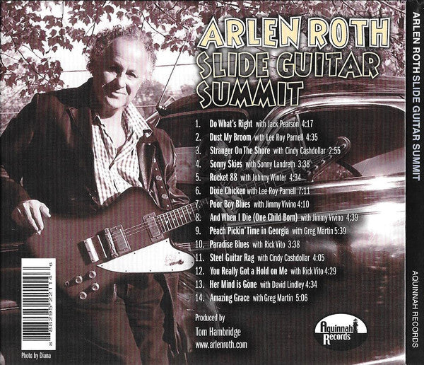 Arlen Roth : Slide Guitar Summit (CD, Album)