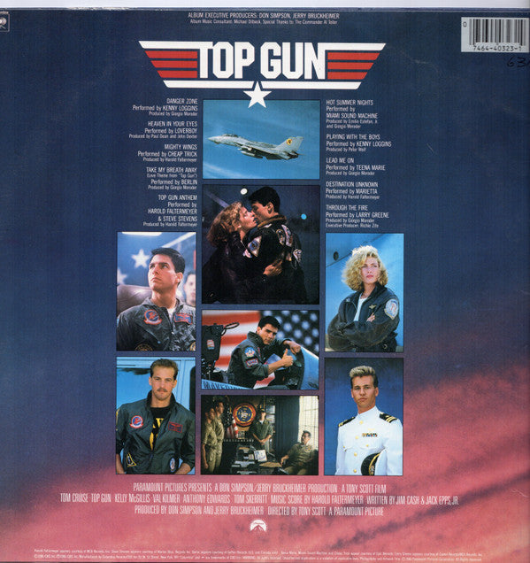 Various : Top Gun (Original Motion Picture Soundtrack) (LP, Album, Car)